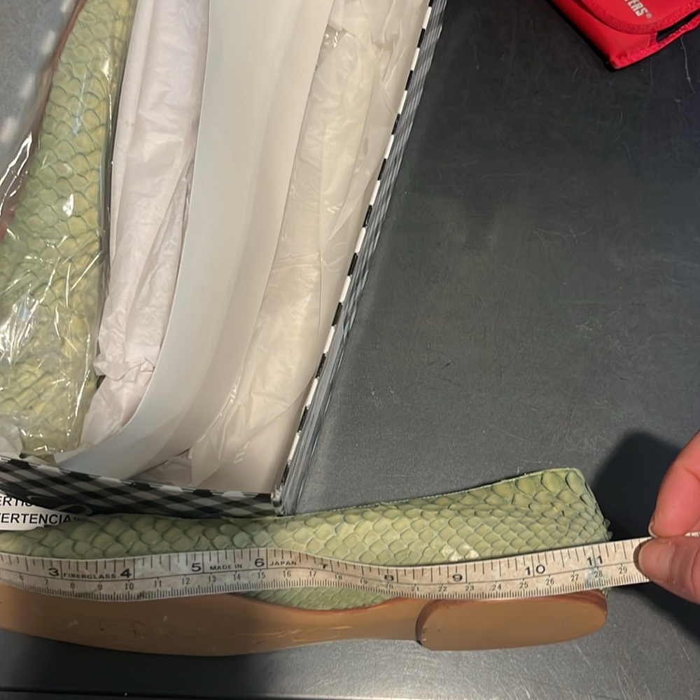 Delman Python Flats, 9, NIB - Picture 6 of 8